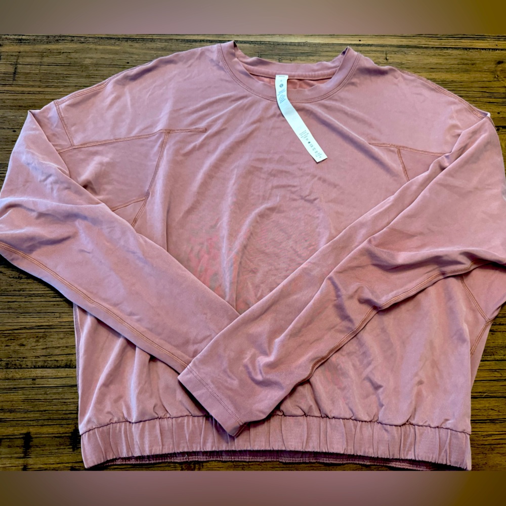 Lululemon Dropped Shoulder Long Sleeve in Spiced Chai